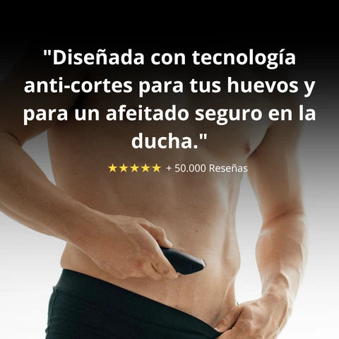 Kit Afeitadora Corporal para Hombre - Afeitadora de Huevos