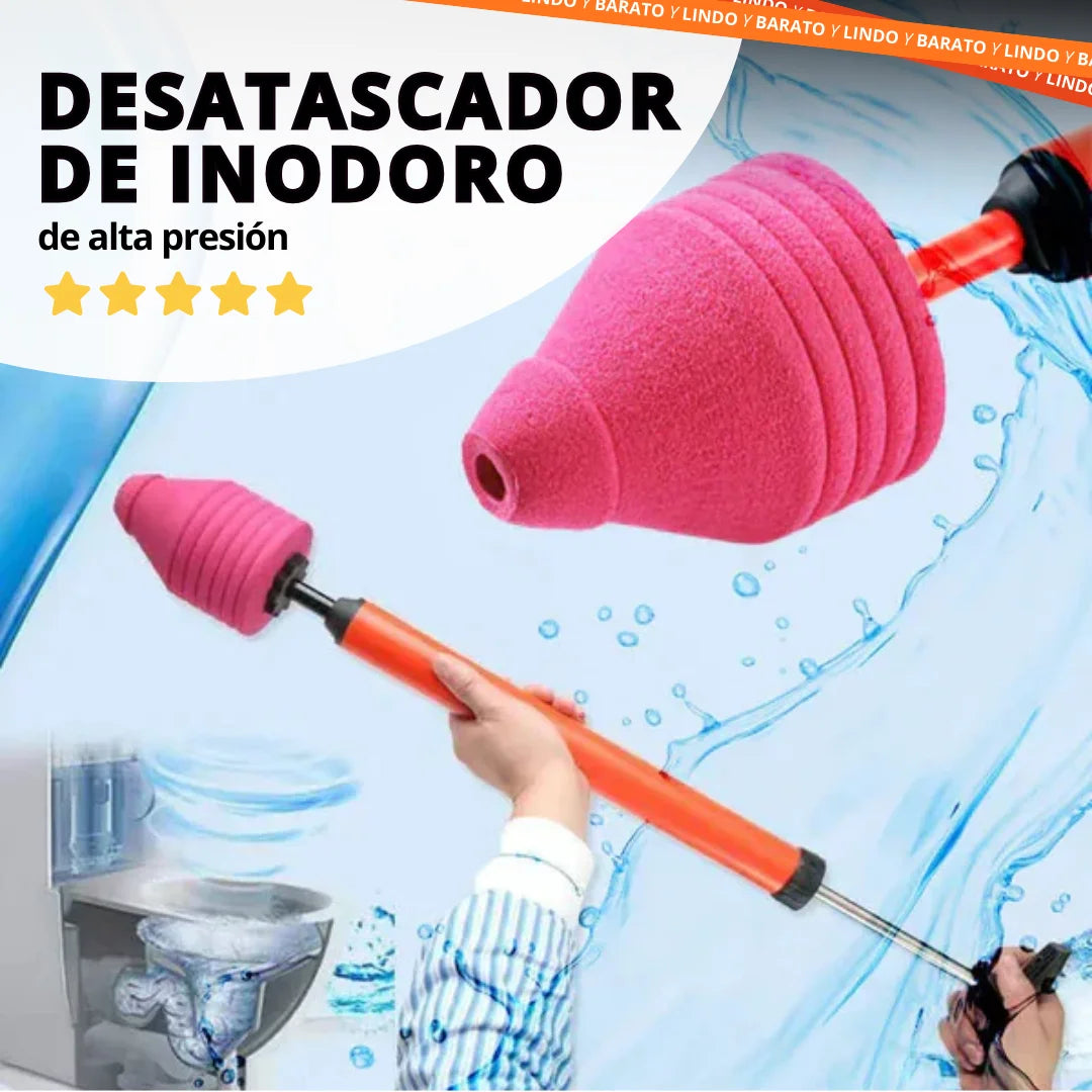 Desatascador de inodoro de alta presión