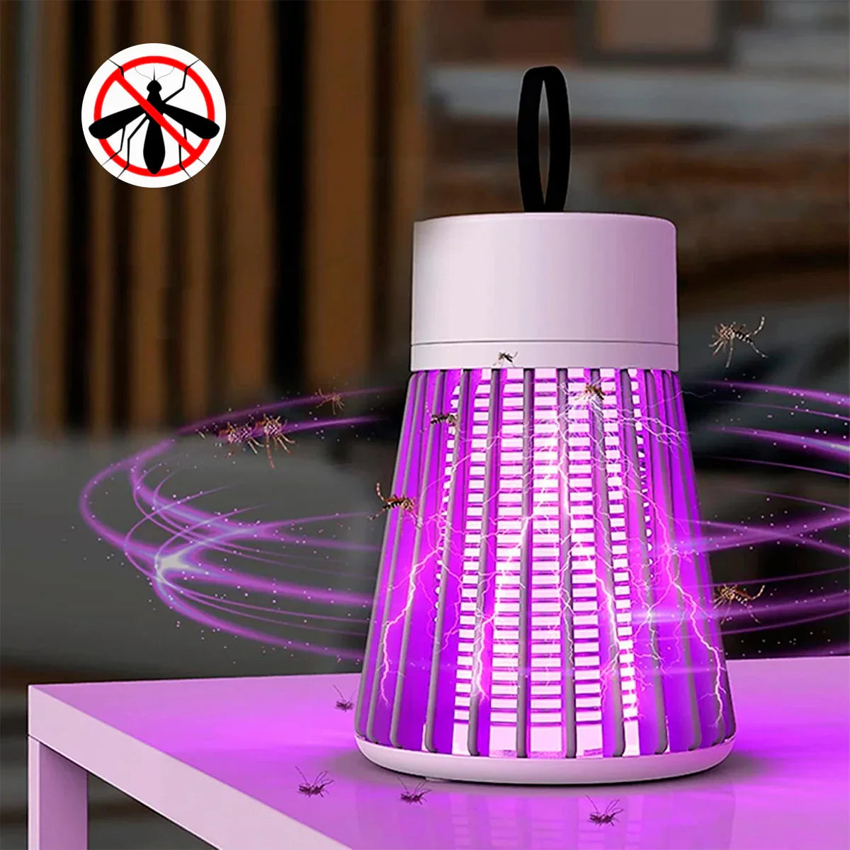 Lámpara Mata Insectos Zancudos Eléctrica Sin Químicos