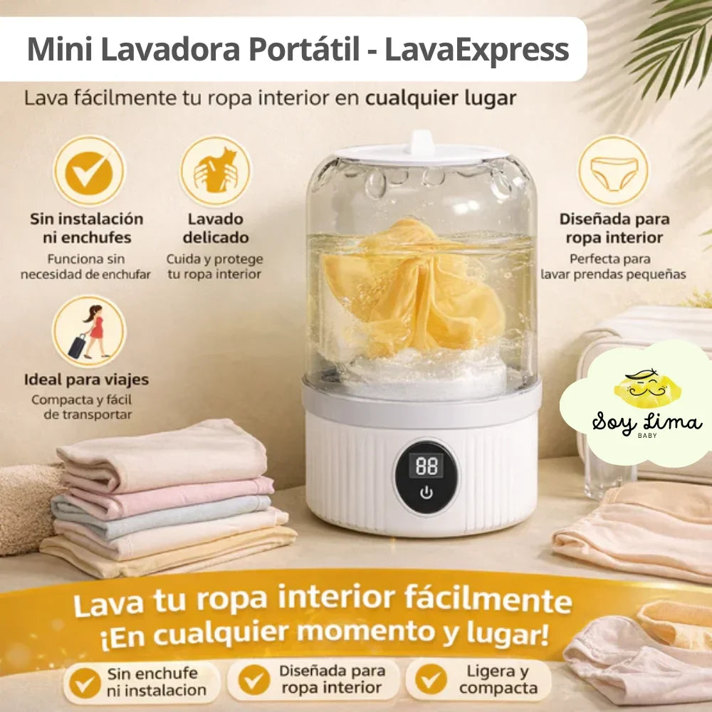 Mini Lavadora Portátil - LavaExpress