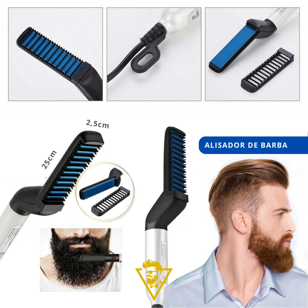 Peine alisador para Barba y Cabello