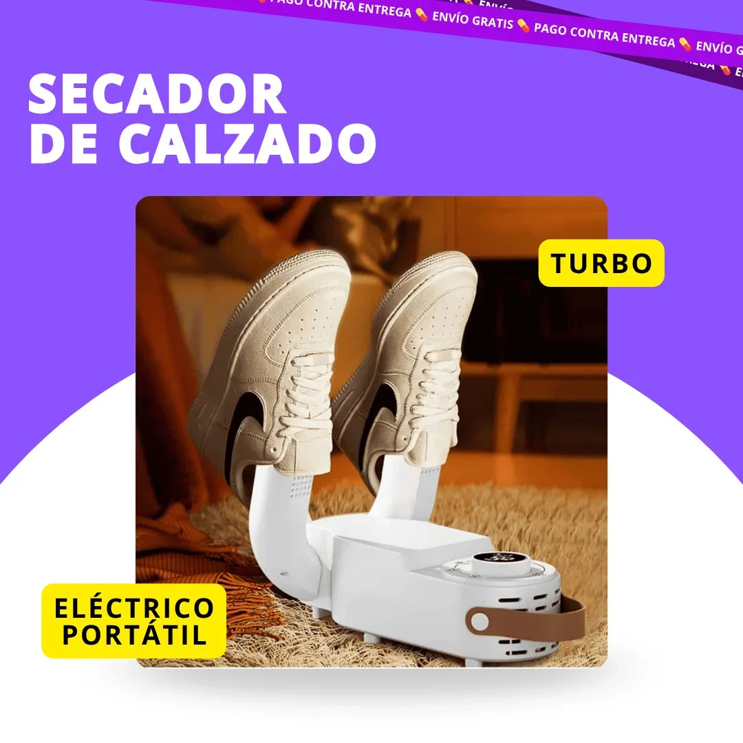 Secador Turbo de Calzado Eléctrico Portátil