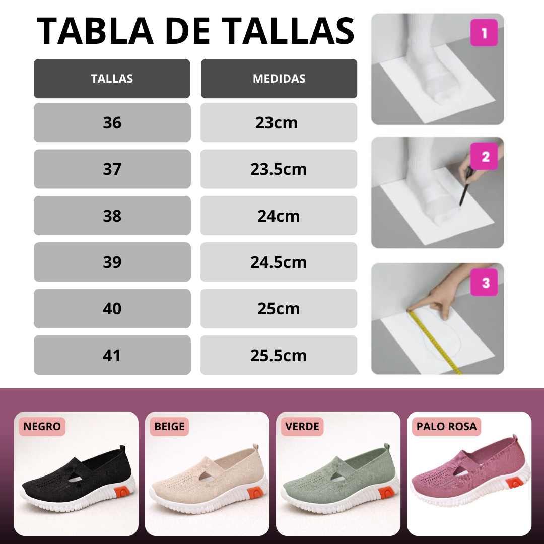 💖 Especial día de la Madre 💖 Zapatillas Ortopédicas Femeninas – OrtoPlus