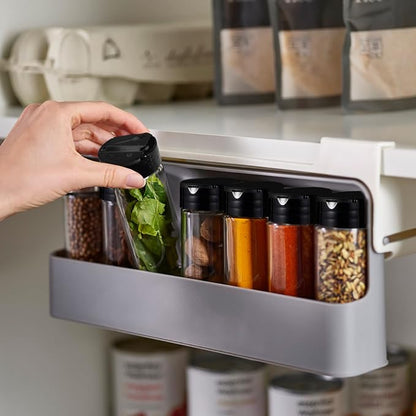 ESPECIERO COLGANTE ORGANIZADOR CON 6 FRASCOS