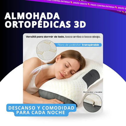 Almohada Ortopédicas 3D – Descanso y Comodidad Para Cada Noche