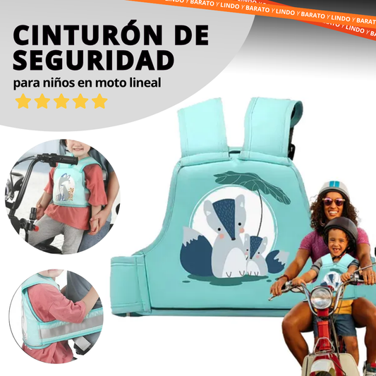 Arnés / Cinturón de Seguridad para niños en moto lineal
