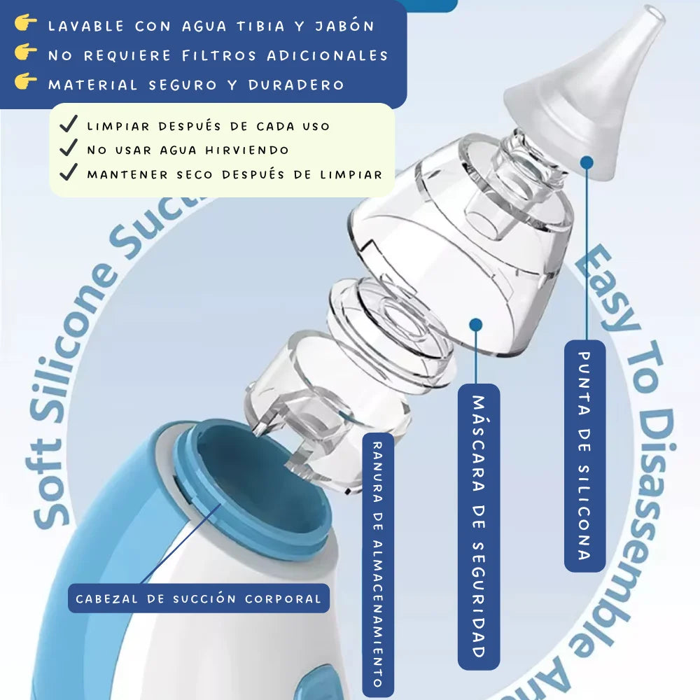 Aspirador nasal para Bebés y Niños
