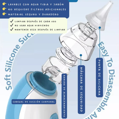 Aspirador nasal para Bebés y Niños