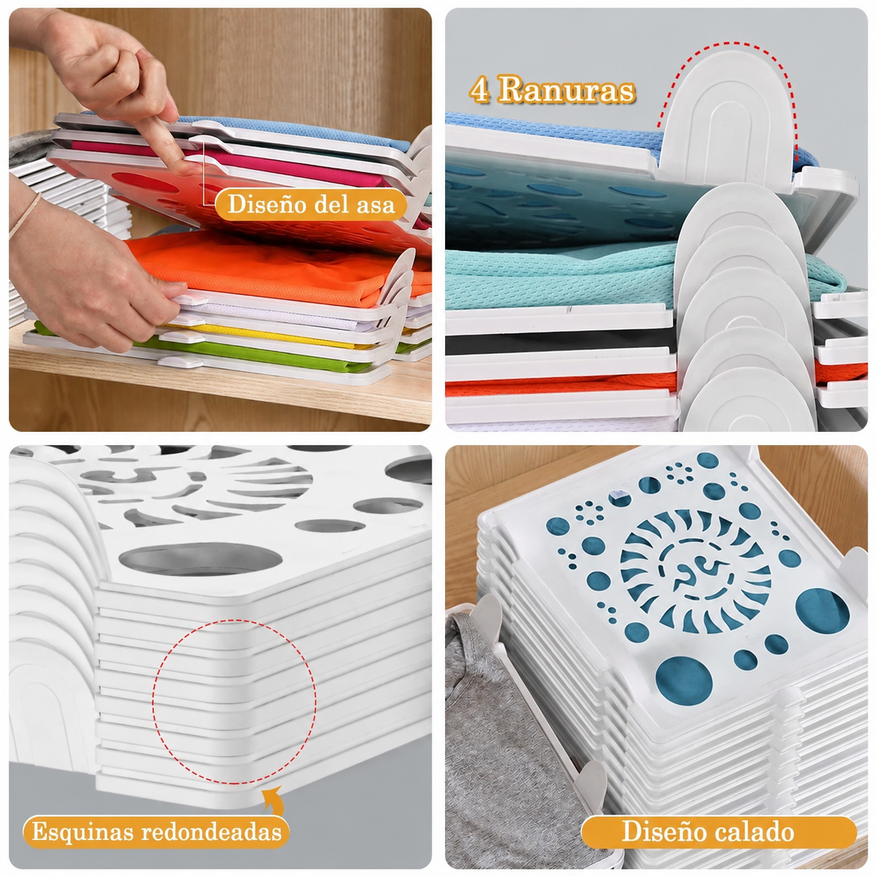 10X Organizadores de camisas Premium