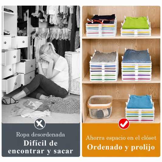 10X Organizadores de camisas Premium