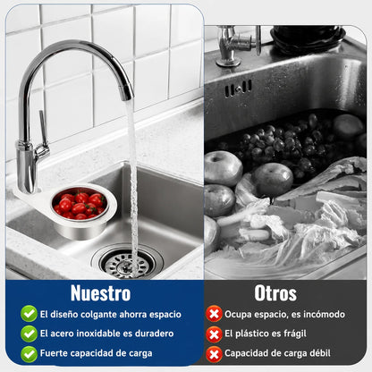 Cesta de Drenaje de Acero Inoxidable en Forma de Cisne para Fregadero