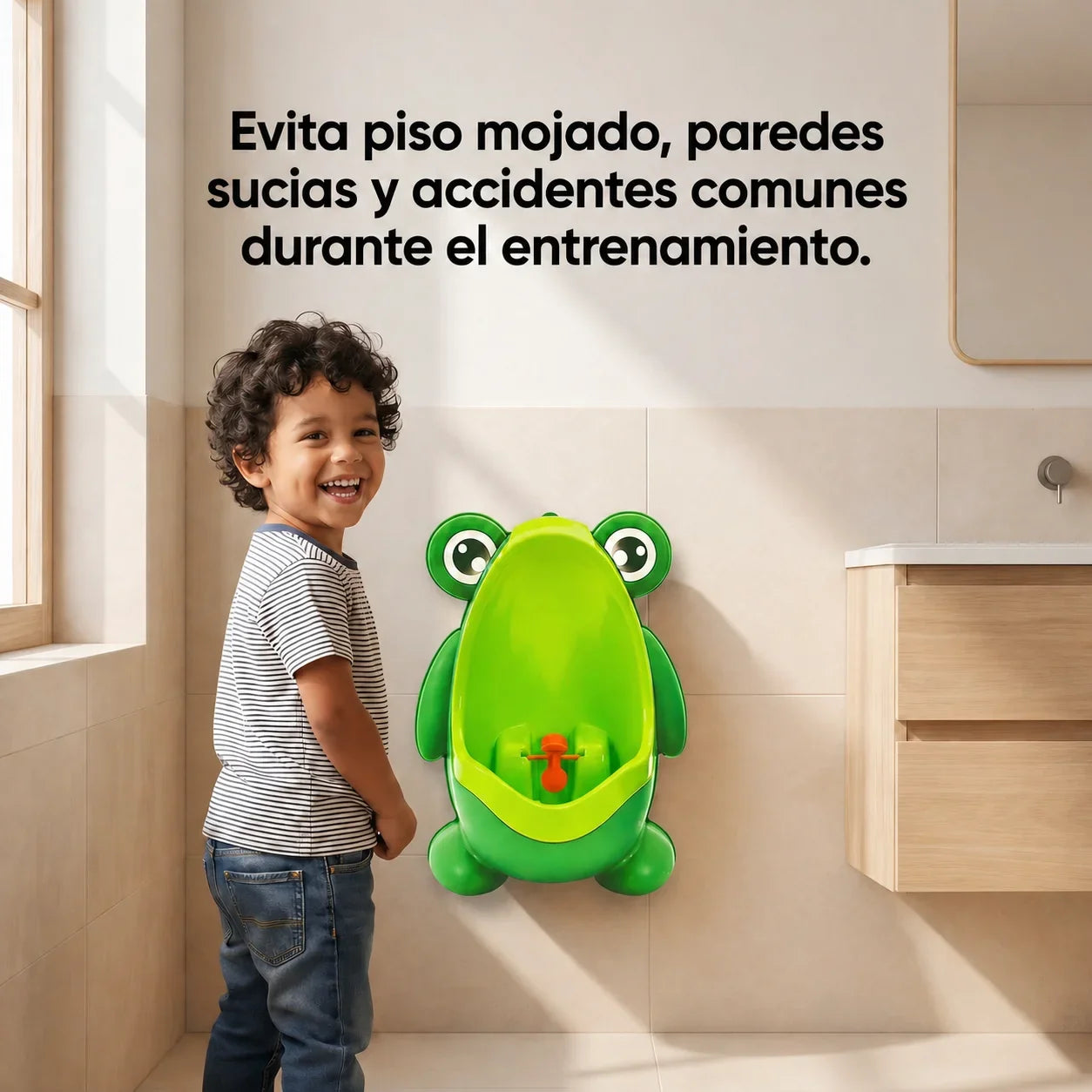 Mingitorio sapito para niños