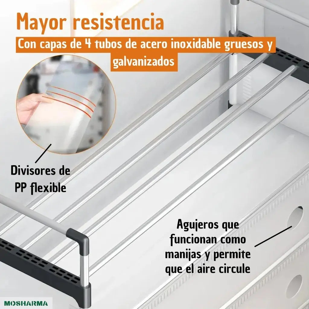 Zapatero Organizador con Cajones y Perchero