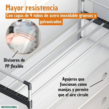 Zapatero Organizador con Cajones y Perchero