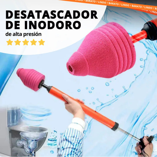 Desatascador de inodoro de alta presión