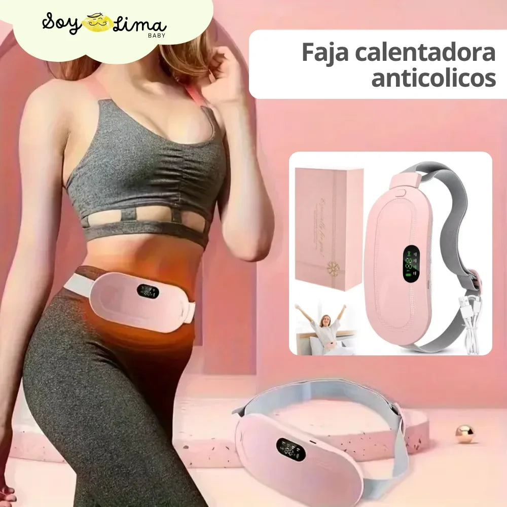 Faja Calentadora Anticolicos - Almohadilla calefactora eléctrica para mujeres