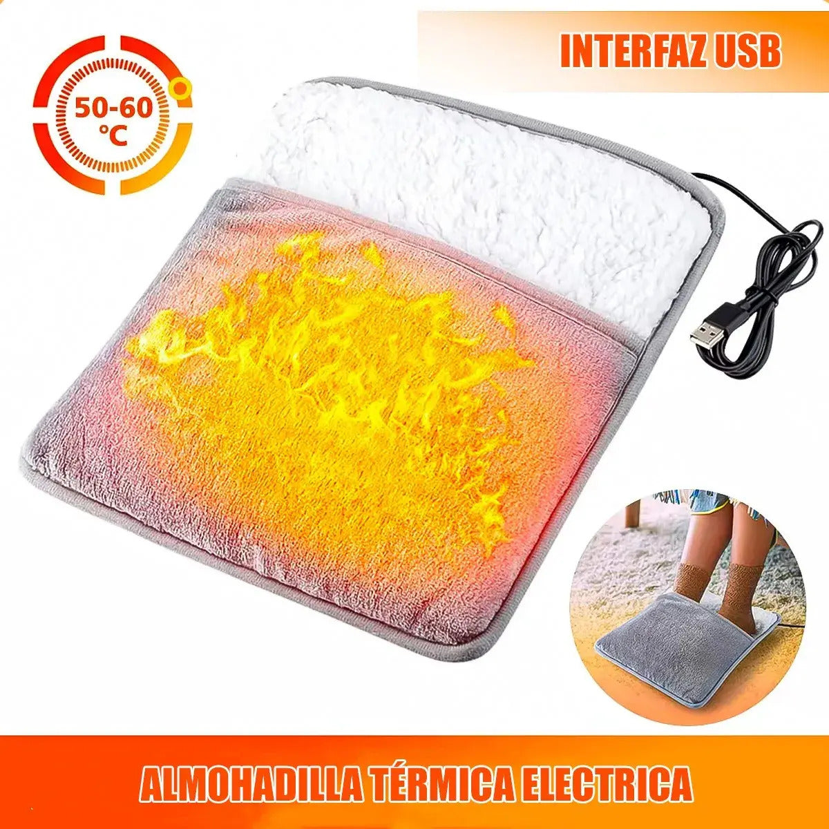 Calentador de pies a USB