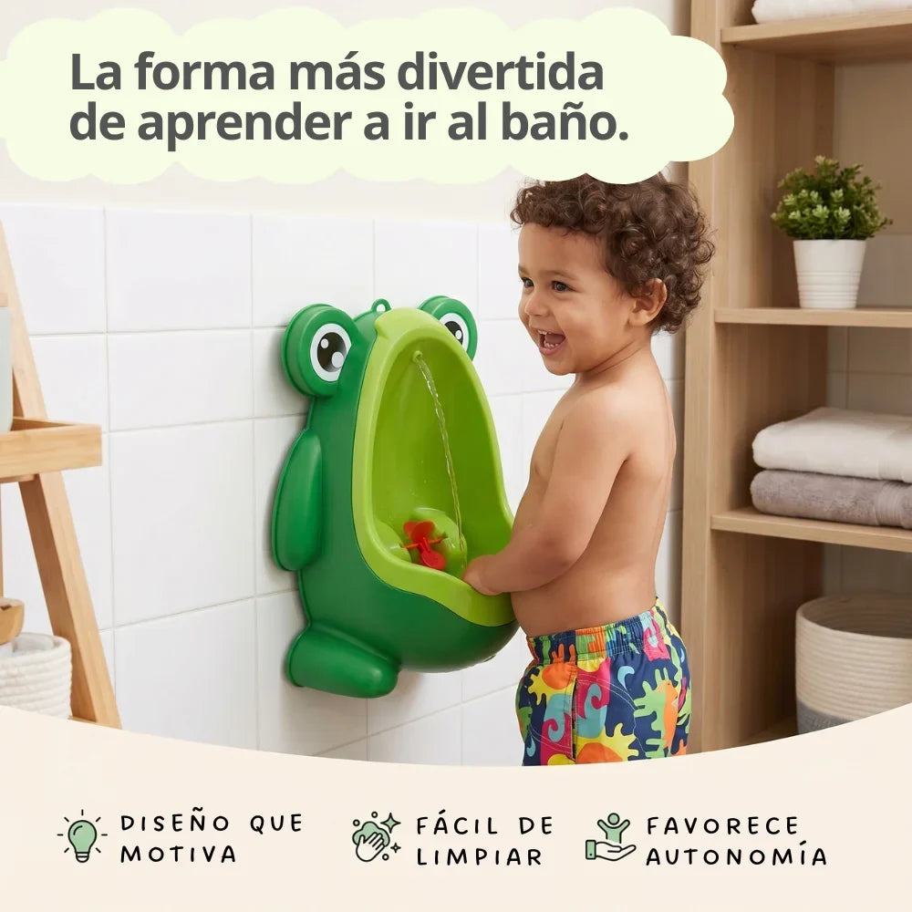 Mingitorio sapito para niños