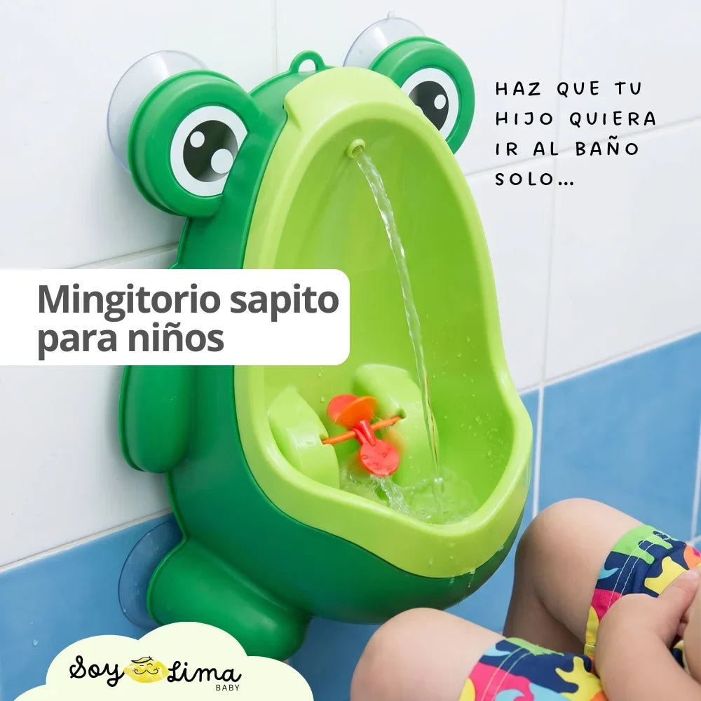 Mingitorio sapito para niños