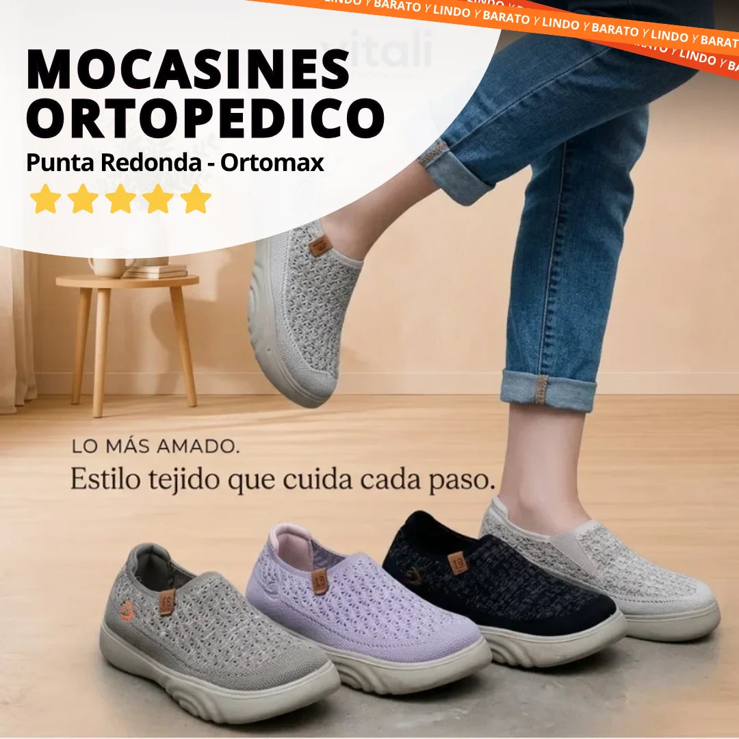 Mocasines Ortopedico Punta Redonda - Ortomax