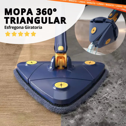 Mopa 360° Triangular Esfregona Giratoria