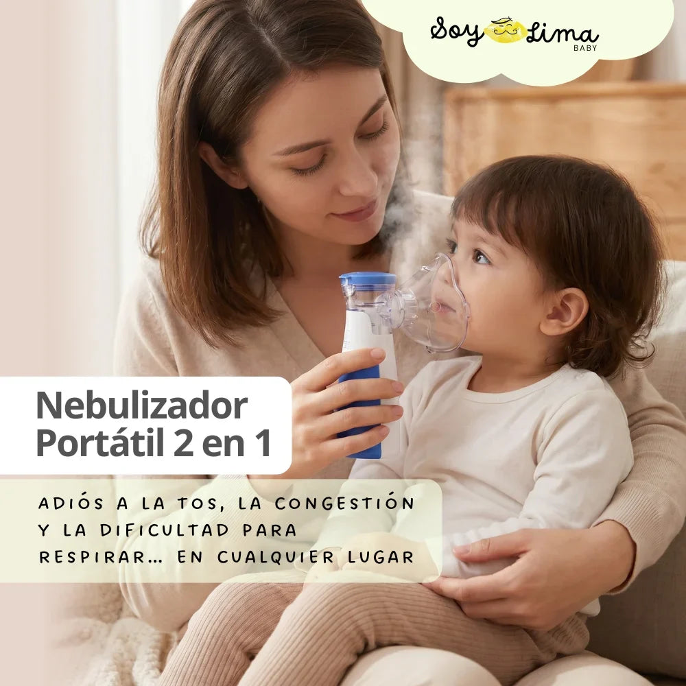 Nebulizador Portátil 2 en 1 Mesh