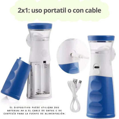 Nebulizador Portátil 2 en 1 Mesh