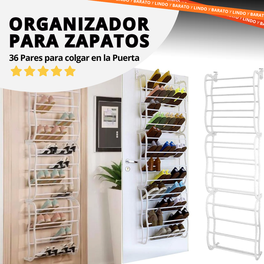Organizador Para Zapatos - 36 Pares para colgar en la Puerta