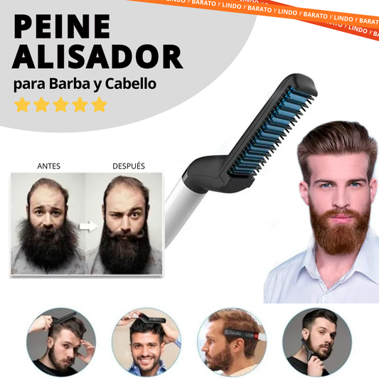 Peine alisador para Barba y Cabello