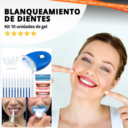 Sistema de Blanqueamiento de Dientes Dazzling - Kit 10 unidades de gel