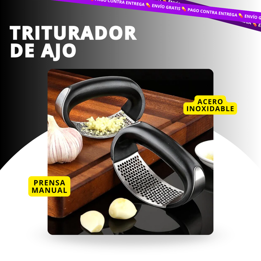 Triturador De Ajo Acero Inoxidable Majador Prensa Manual