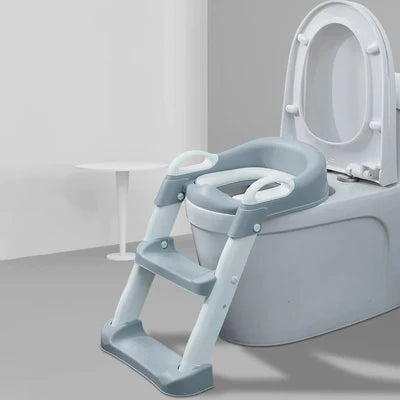 Escalera Acolchada para Inodoro Infantil – Ajustable, Segura y Cómoda