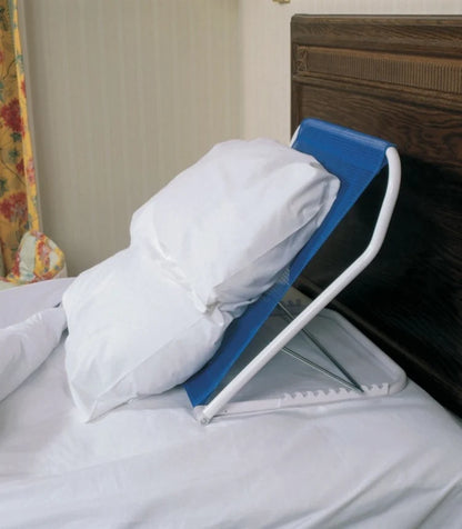 Respaldo para cama Soledad ajustable portátil azul